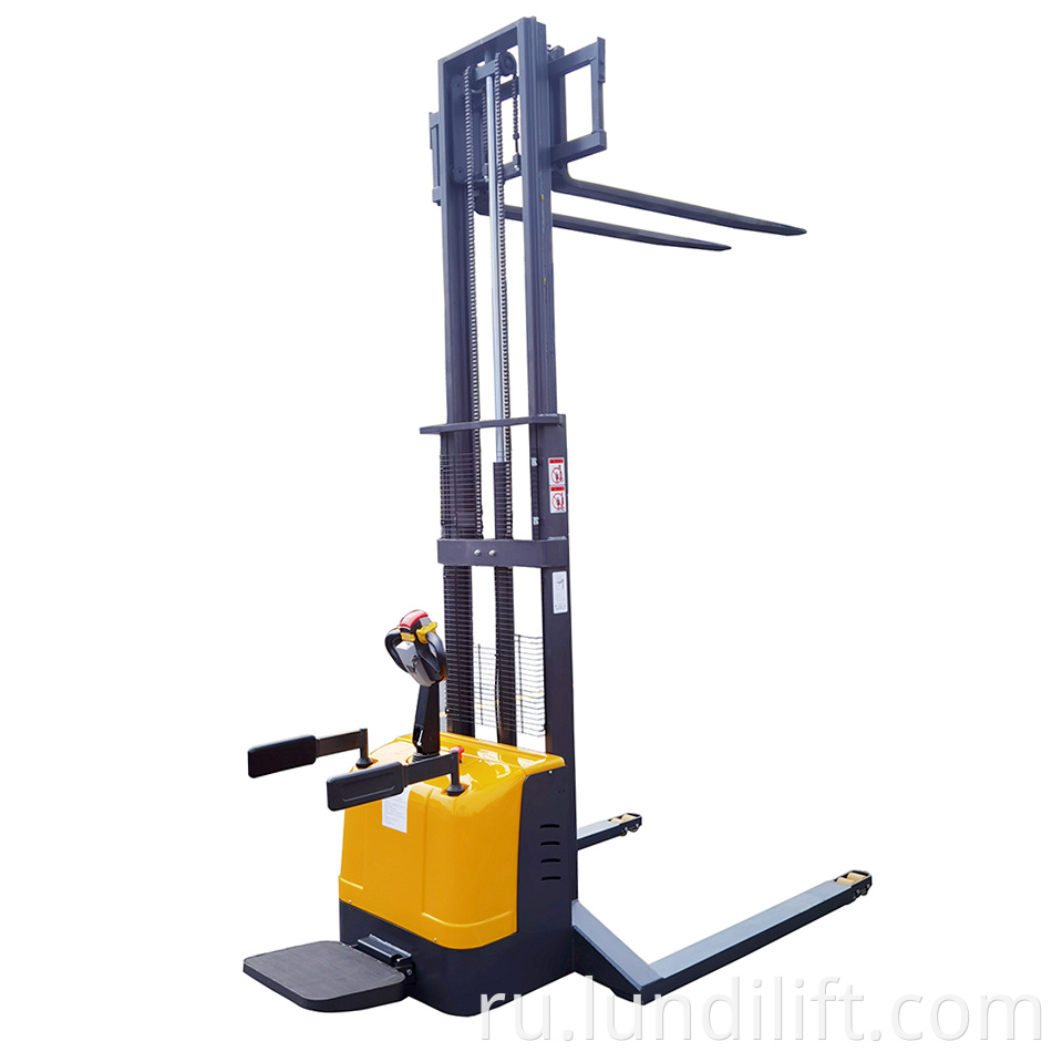 Full Electric Stackers Stand On Driving Type